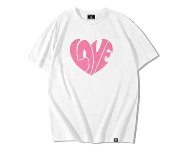 T-shirt d'amour pour la Saint-Valentin