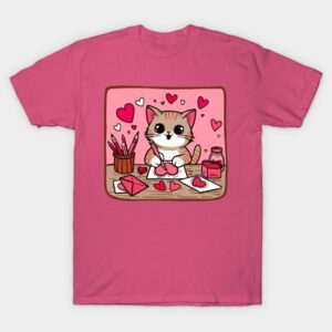 Making Valentines Cards T-Shirt Femme
